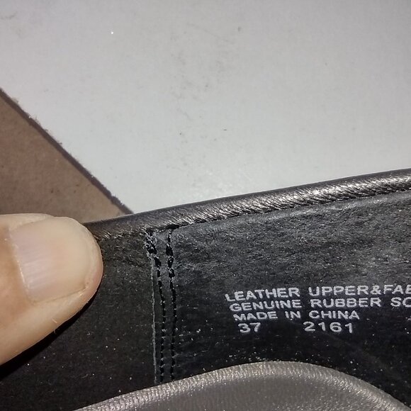 SZ 6 Women's NEW Gray Leather Slip On Shoes By Raffini Grey Footwear - Picture 4 of 5